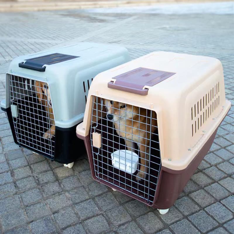 犬バッグ 大型犬対応キャスター付きハードキャリー