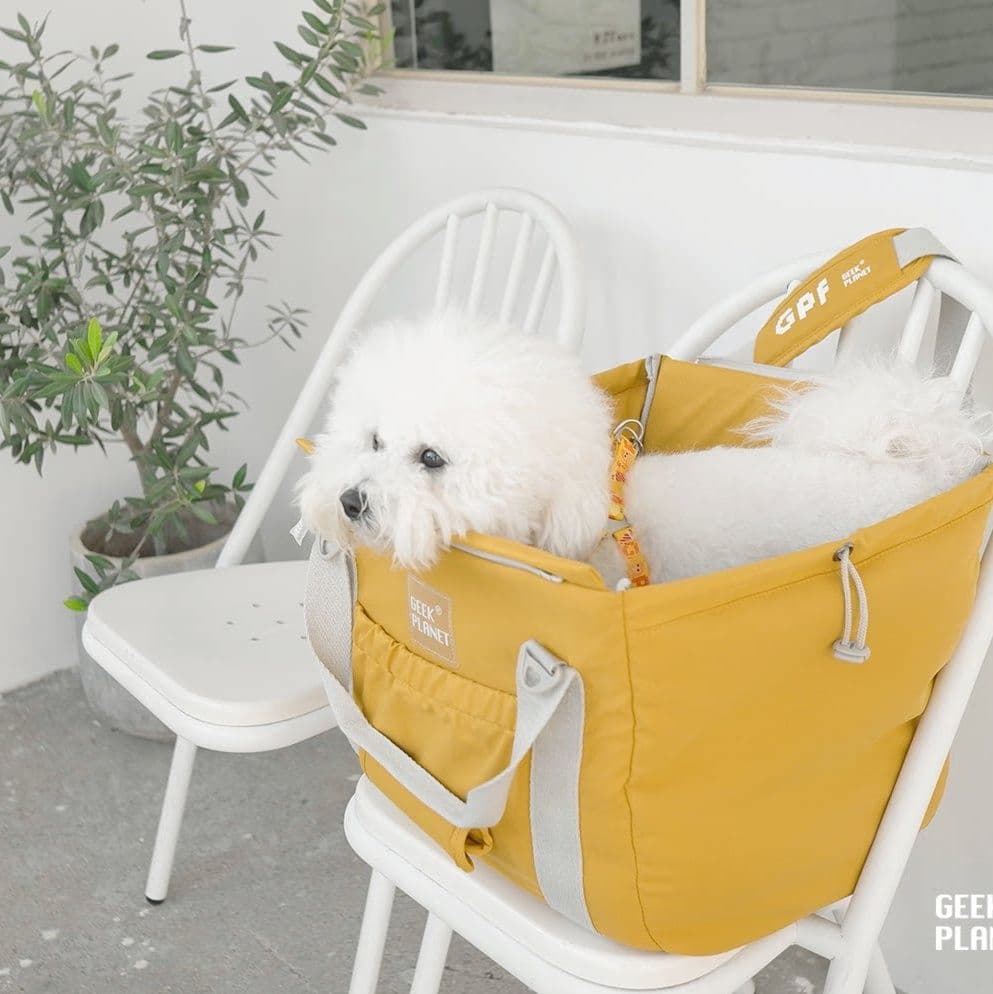 犬バッグ 多機能ポケット付きリュック型犬用キャリーバッグ