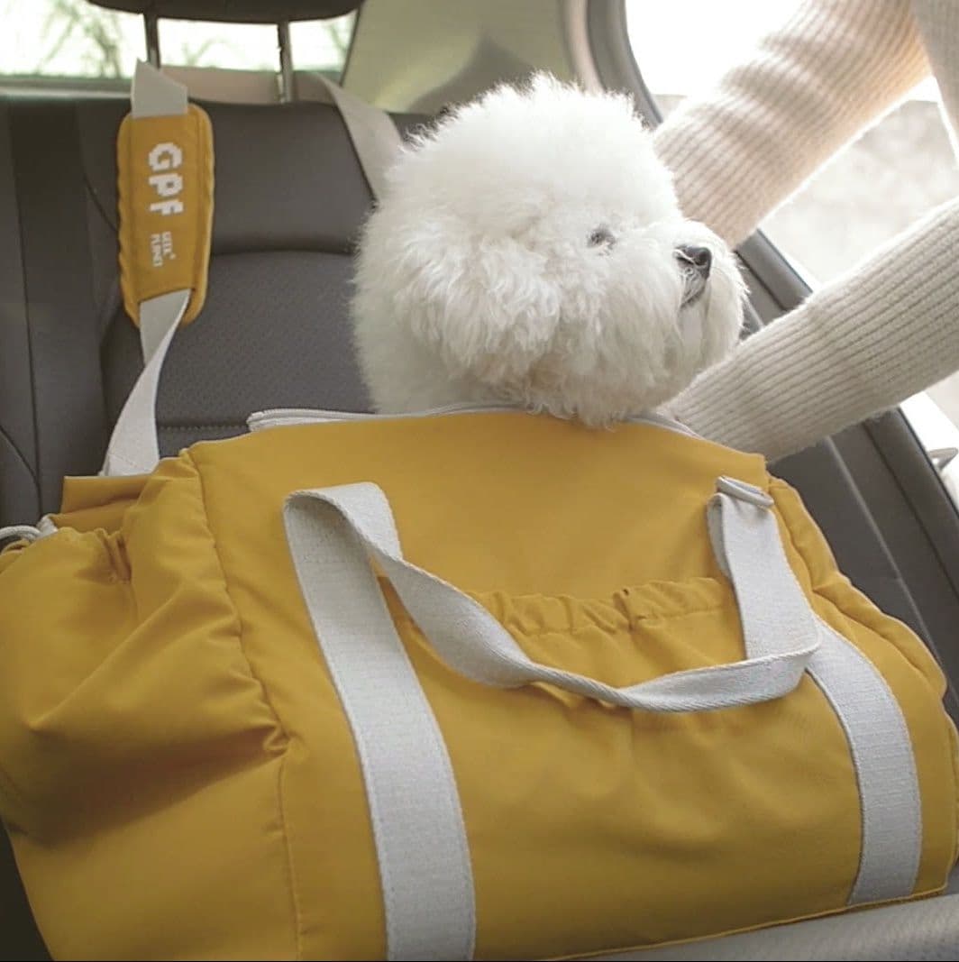 犬バッグ 多機能ポケット付きリュック型犬用キャリーバッグ