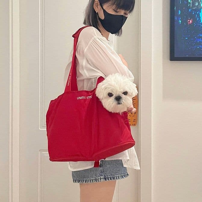 犬バッグ 愛犬とお出かけ快適肩掛けペット用トート鞄