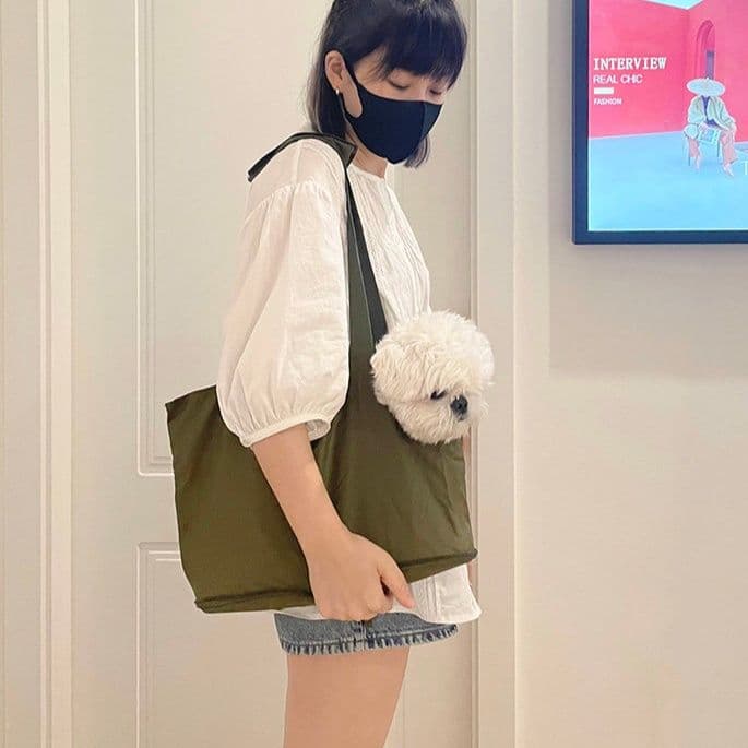 犬バッグ 愛犬とお出かけ快適肩掛けペット用トート鞄