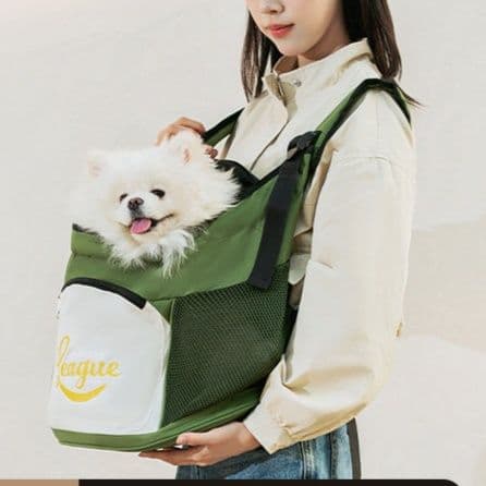 犬バッグ 前抱き式犬用キャリーバッグリュック型