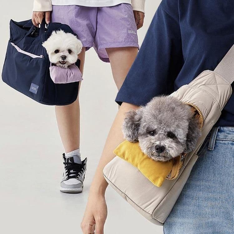 犬バッグ 中型犬対応多機能斜め掛け手提げ犬バッグ
