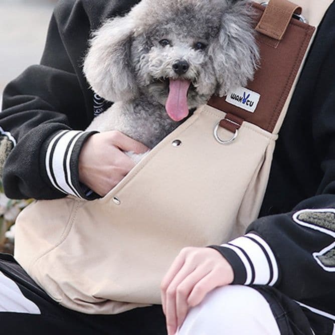 犬バッグ 小型犬用抱っこ紐型スリングバッグ