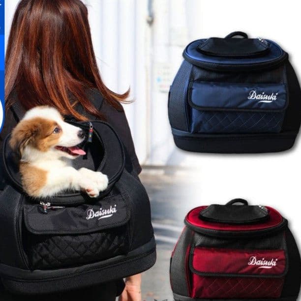 犬バッグ 多機能キルティングデザイン前抱っこペットキャリーリュック