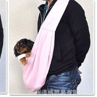 犬バッグ 小型犬用斜め掛け抱っこスリングバッグ
