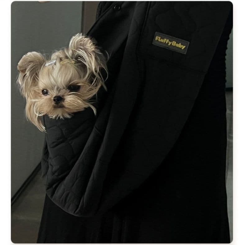 犬バッグ 小型犬専用キルティングスリング型犬バッグ