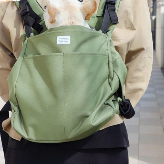 犬バッグ 愛犬との散歩に最適な前抱きキャリーリュック