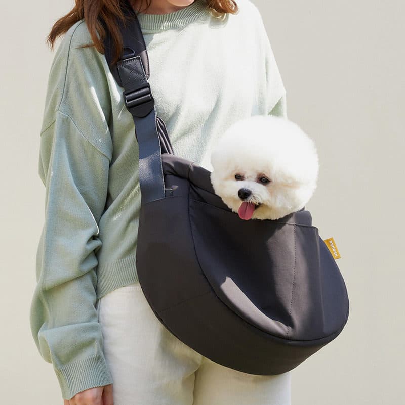 犬バッグ 小型犬用スリングキャリー斜めがけバッグ