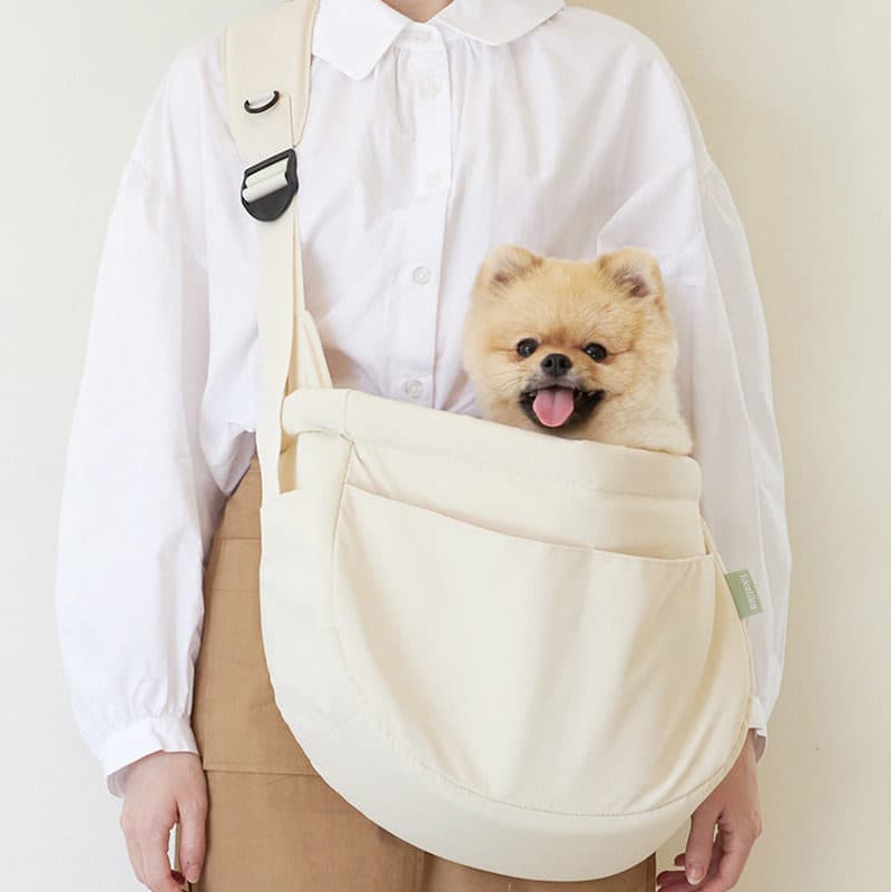犬バッグ 小型犬用スリングキャリー斜めがけバッグ