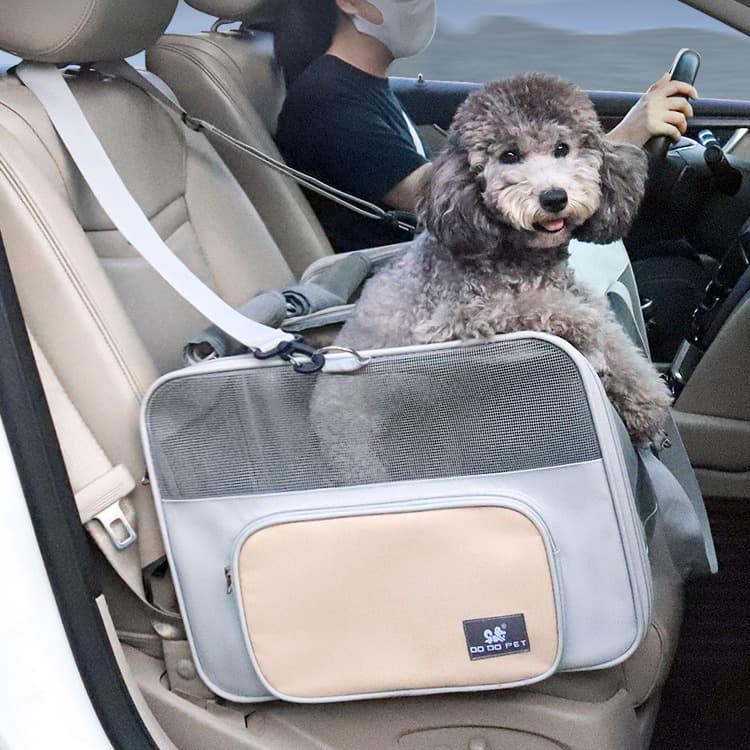 犬バッグ 拡張式二層構造犬用車載キャリーバッグ