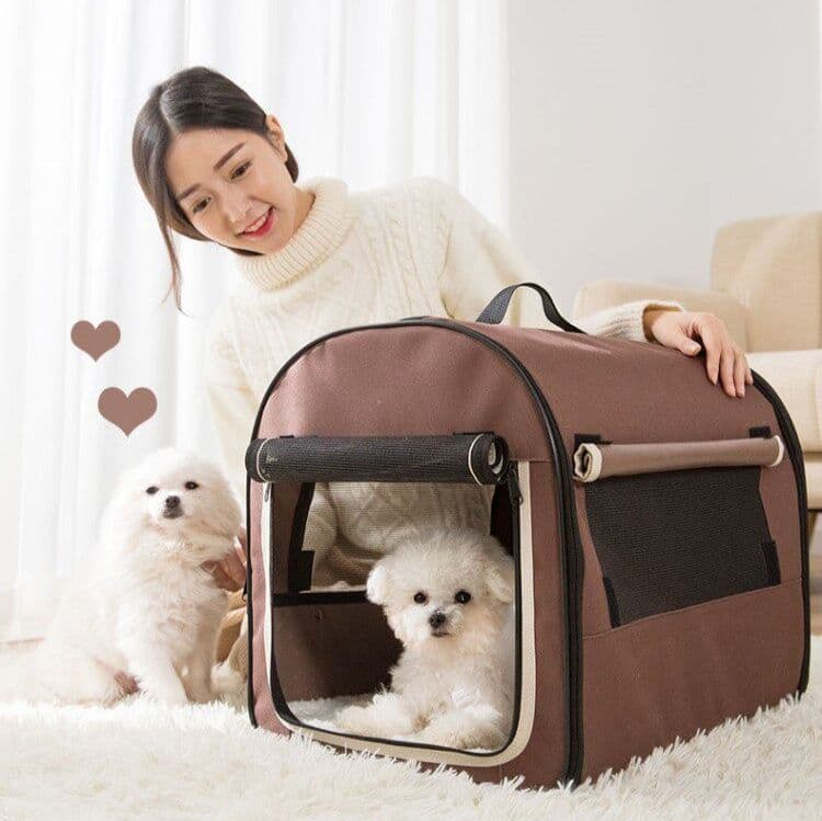 犬バッグ 多機能折りたたみ式四季対応大型犬用ソフトキャリー