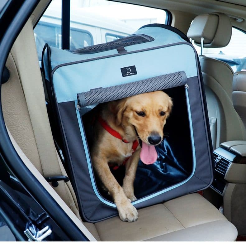 犬バッグ 大型犬対応折りたたみ式車載用ドライブキャリー