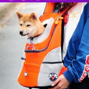犬バッグ 通気性抜群メッシュ素材ペット用前抱きリュック