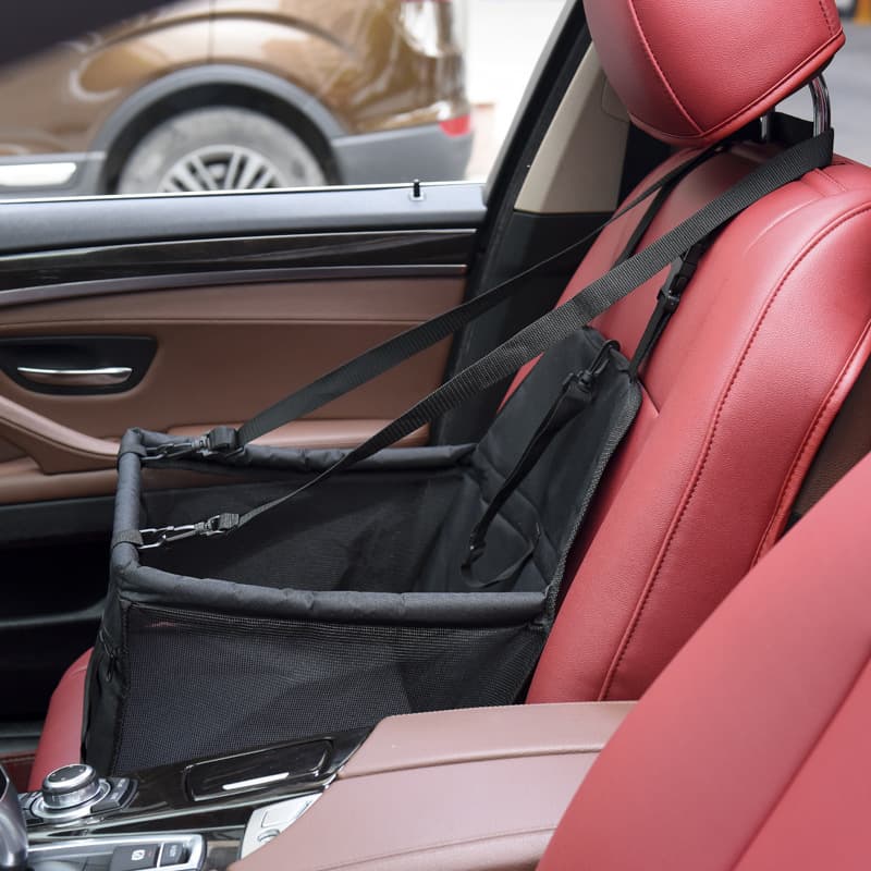 犬バッグ 車載用安全ベルト固定式ペット用座席キャリー