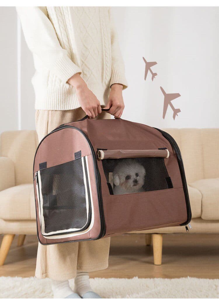 犬バッグ 多機能折りたたみ式四季対応大型犬用ソフトキャリー