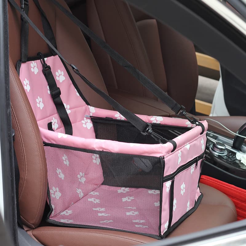 犬バッグ 車載用安全ベルト固定式ペット用座席キャリー